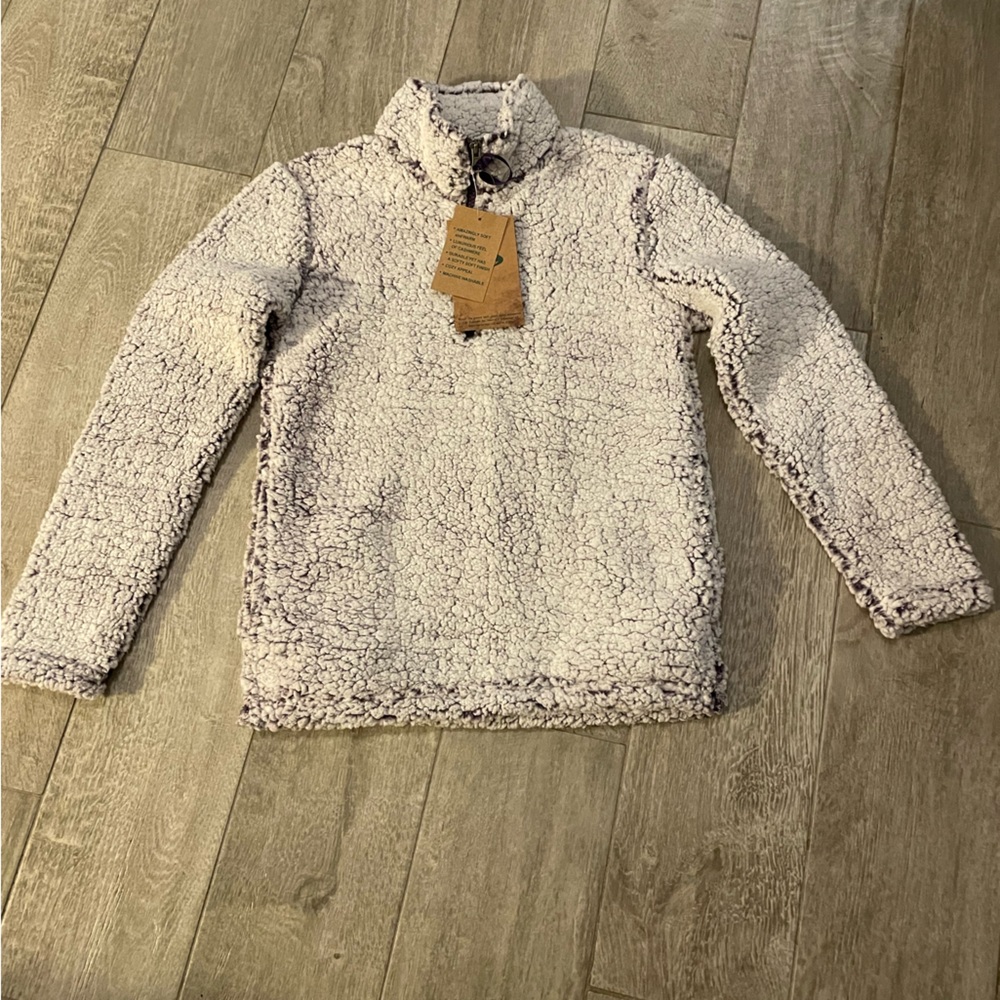Girls Sherpa pullover size 7/8